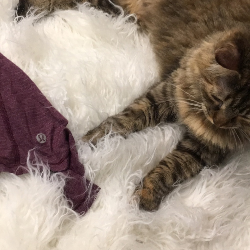 Lululemon purple tie tank